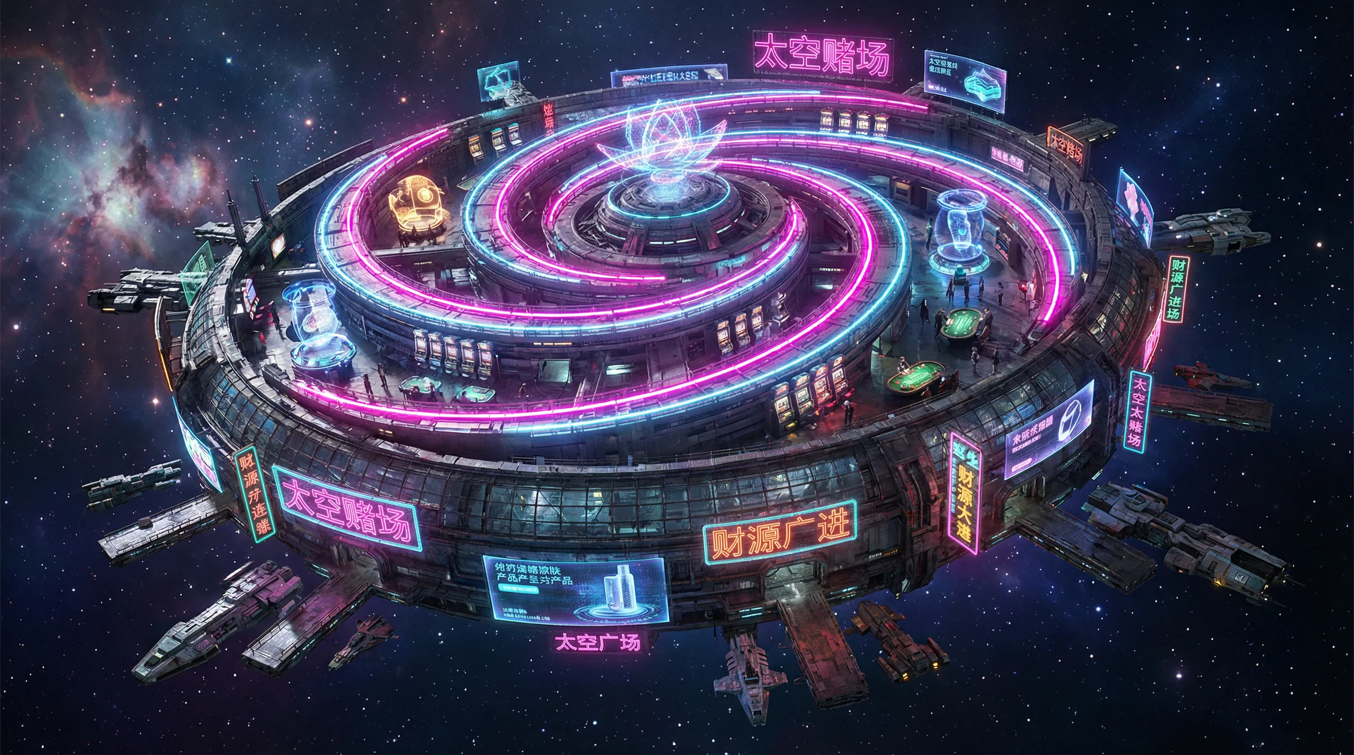 澳门新葡京银河娱乐赛博朋克星际空间站