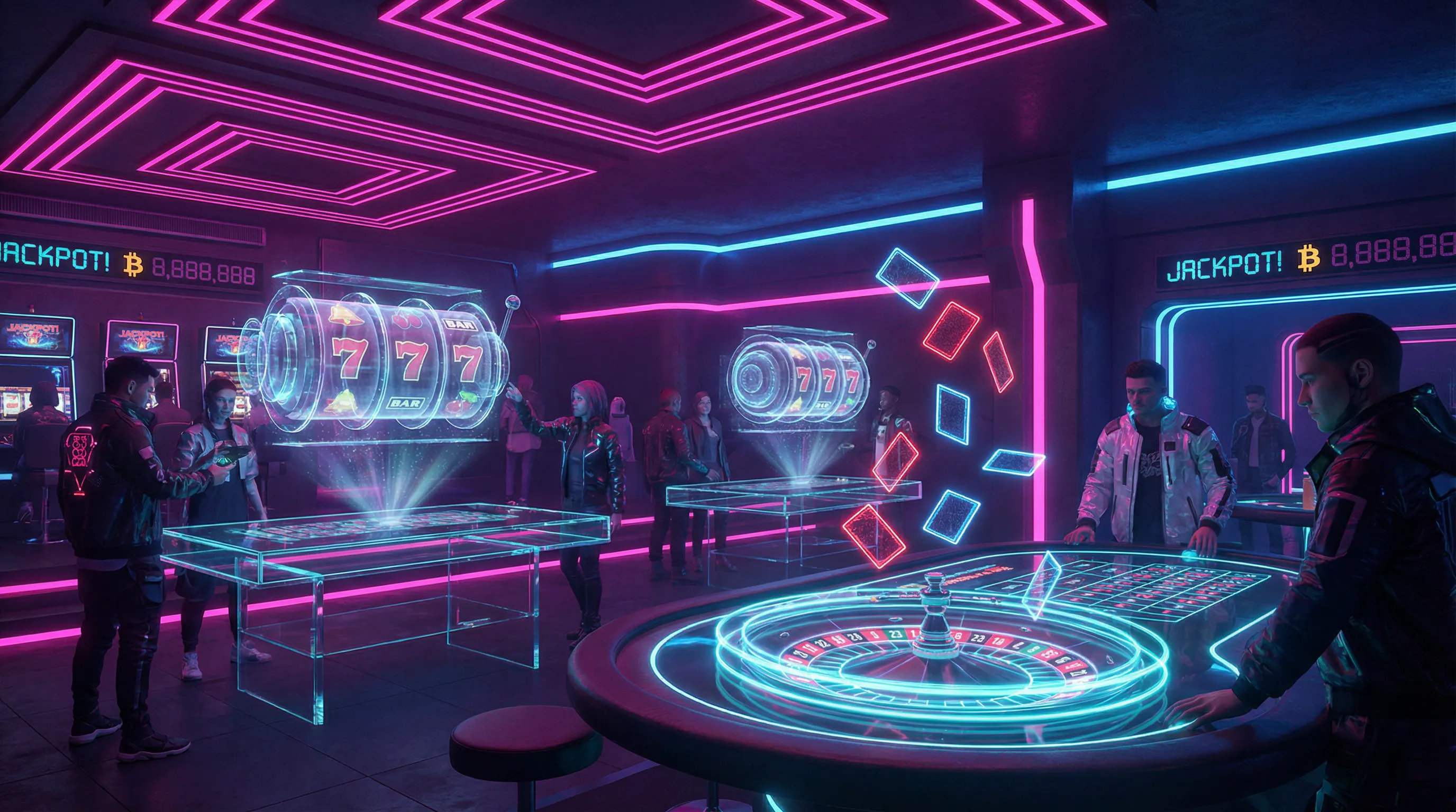 澳门新葡京真人百家乐赛博朋克游戏厅